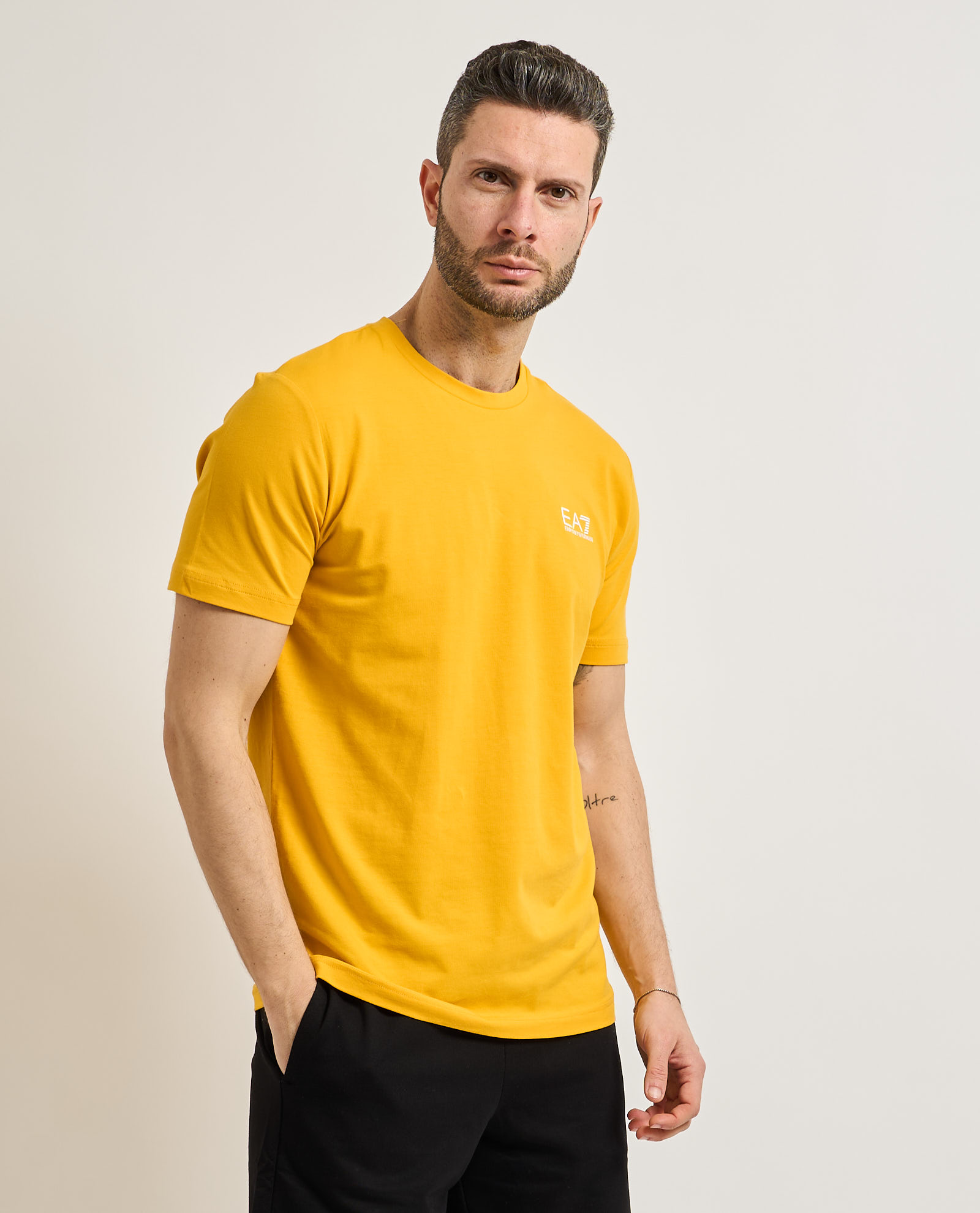 T-shirt girocollo abbigliamento Ea7 EA7 Abbigliamento e accessori > Abbigliamento - dettaglio 2
